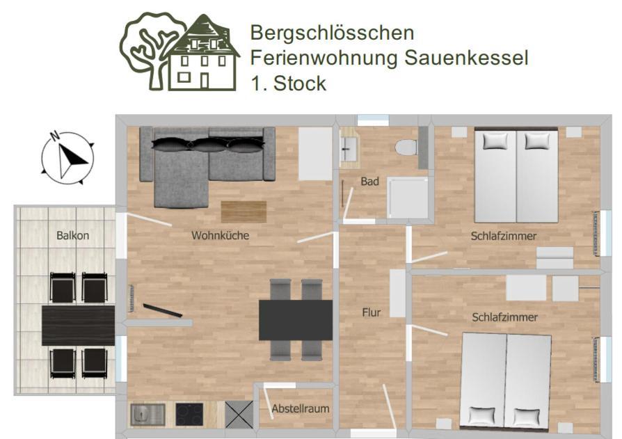 Bergschloesschen Edersee Waldeck  Exterior photo